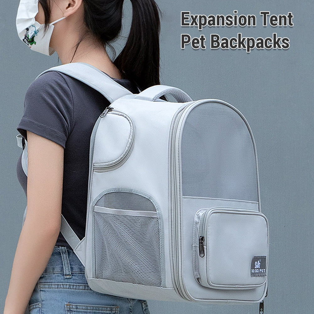 Cat Carrier - Expandable Pet Backpack Carrier for Cats up to 13lbs, Dogs up to 11lbs, Cat  Dog Carrier Backpack for Travel Hiking