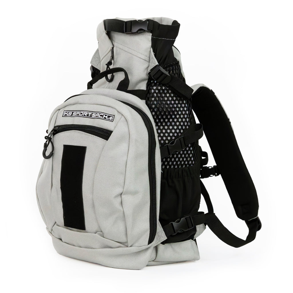 K9 Sport Sack Large Padded Back Panel Pet Carrier Backpack, Grey, 40 lb Limit