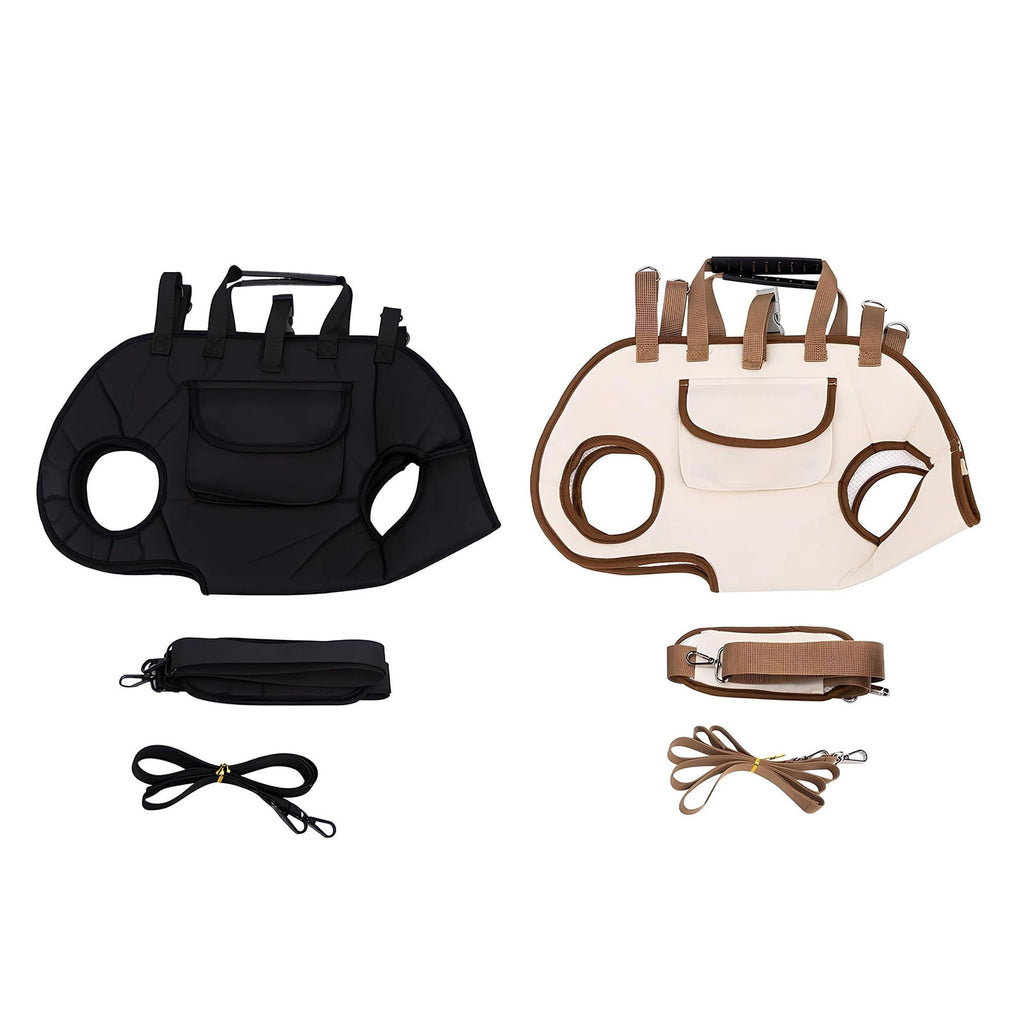 Portable Pet Carrier Backpacks Hand and Shoulder Carry Built in Safety Leash and Breathable for Comfortable Dog Travel