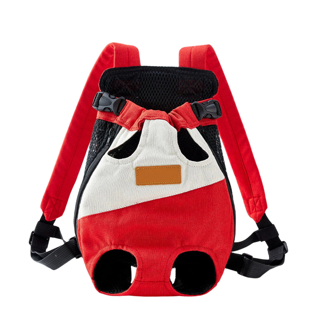 Xxl 40L Pet Front & Back Carrier Backpack, Breathable Soft Padded Pet Chest Backpack With Adjustable Straps, Safe & Comfortable For Small To Medium Dogs, Cats, Outdoor Hiking,