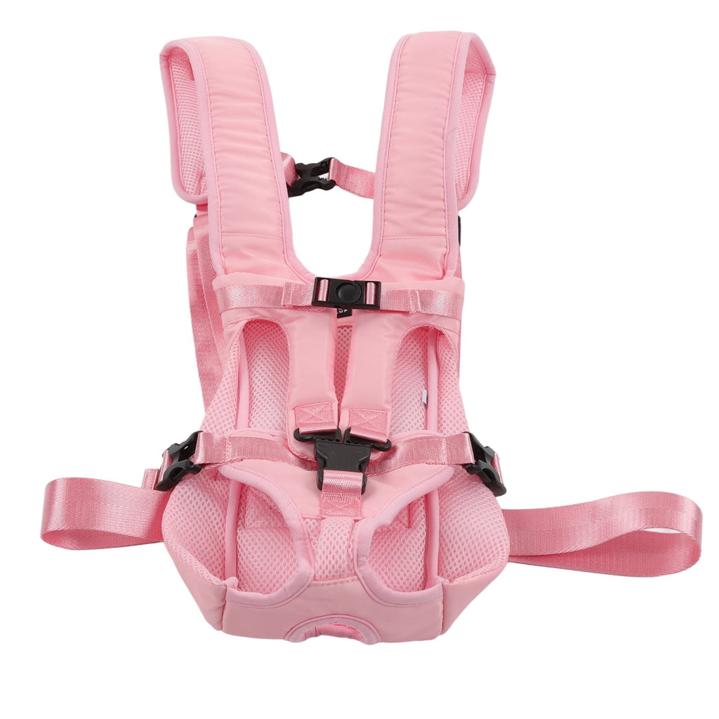 YAHHU Premium Pet Carrier Backpack Chest Front Bag Adjustable Breathable Dog Cat Sling Carrier for Small Puppies Hiking Camping Walking Travel Outdoor Adventures, Pink Size Medium (14.57 in / 37 cm)