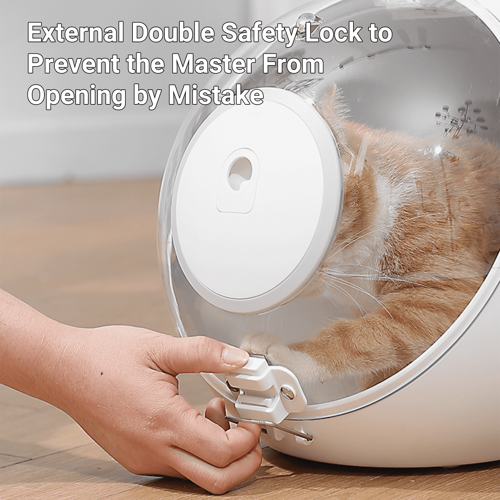 OUDOSPRS Portable Pet Carrier Bag, Handheld Cat Bag, Space Capsule Pet Backpack, 24L Travel Pet Carrier for Cats and Puppy