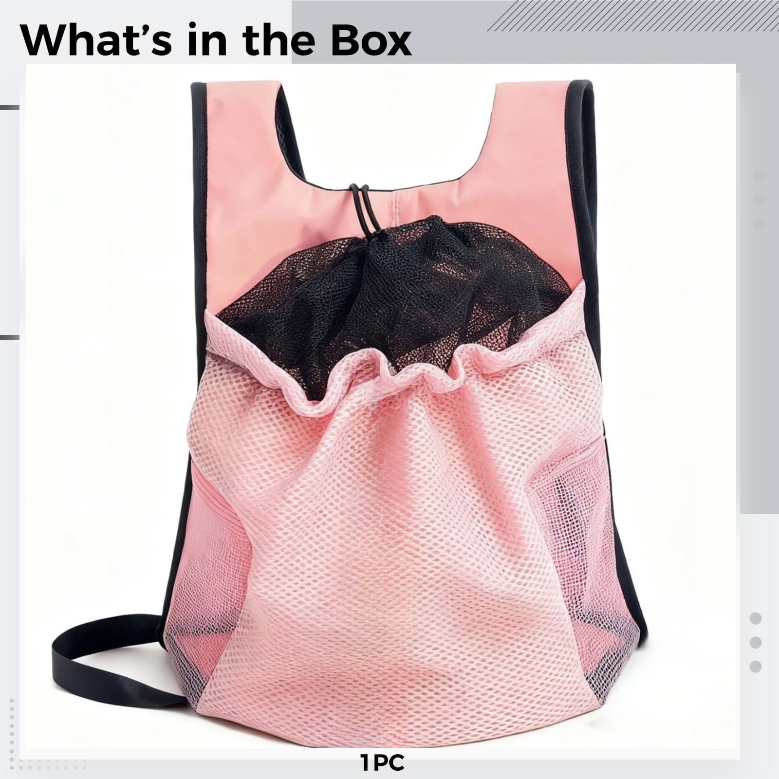 Pet Carrier Backpack, 11.8 x 6.3 x 13 in / 30 x 16 x 33 cm Pink Small Dog Front Carrier, Adjustable Neck Drawstring, Ventilated Mesh for Travel, Hiking