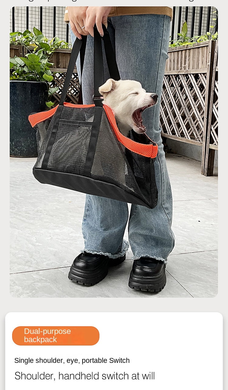 Pet Carrier Backpack for Cats and Dogs - Lightweight and Breathable, Great for Travel and Commuting - Foldable, Shoulder or Handheld, Perfect for Outdoor Adventures
