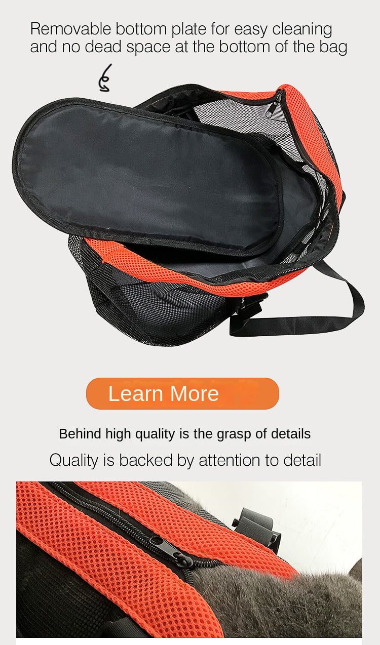 Pet Carrier Backpack for Cats and Dogs - Lightweight and Breathable, Great for Travel and Commuting - Foldable, Shoulder or Handheld, Perfect for Outdoor Adventures