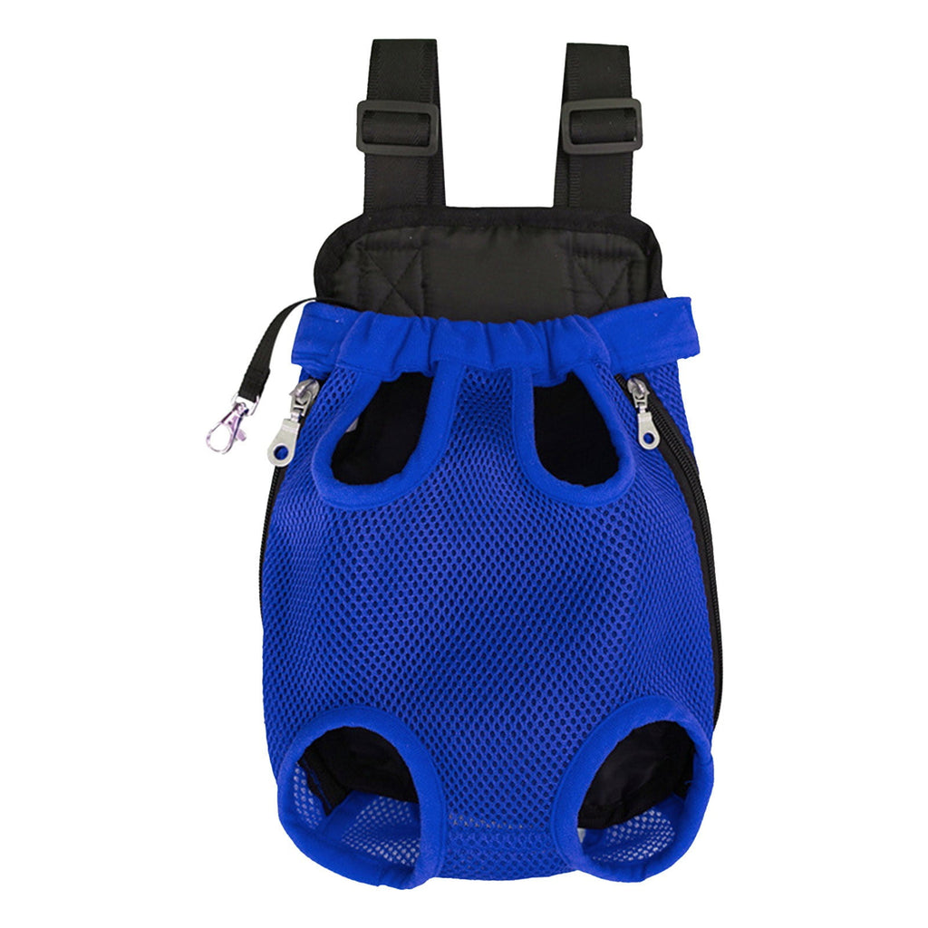 Pet Carrier Backpack, Adjustable Pet Front Carriers for Small Medium Dogs Cats, Legs Out, Dog Cat Carrier Backpack for Hiking,Camping,Traveling,Cycling(Small)