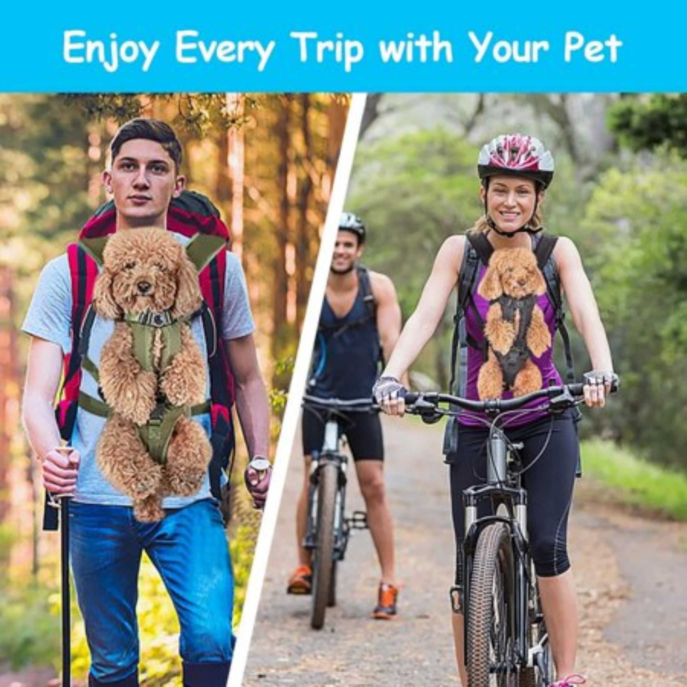 Newborn Brand Pet Front Dog Carrier Backpacks Adjustable For Hiking Cycling