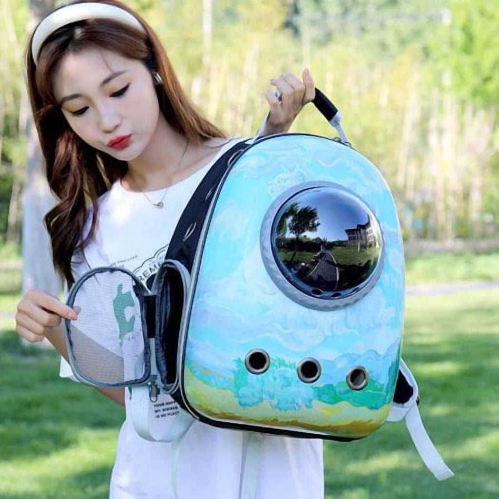 Large Pet Carrier Backpack Cat Backpack Bubble Backpack Carrier, Large Cat Backpack , Cats and Puppies