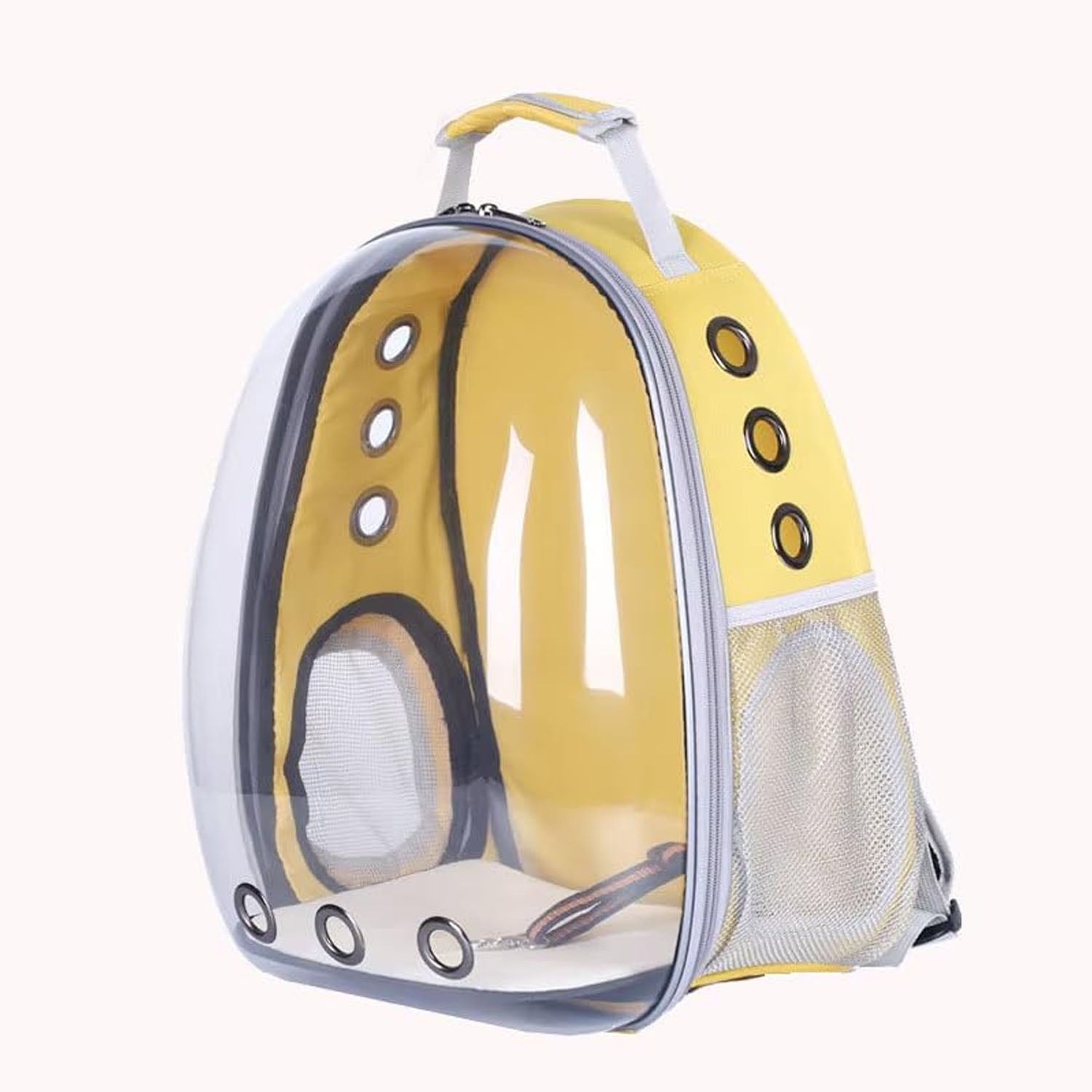Backpack Pet Carriers,cat backpack carrier,Large Space Bubble Pet Backpack for Small Medium Dogs and Cats,Traveler Bubble Backpack Pet Carrier,Yellow