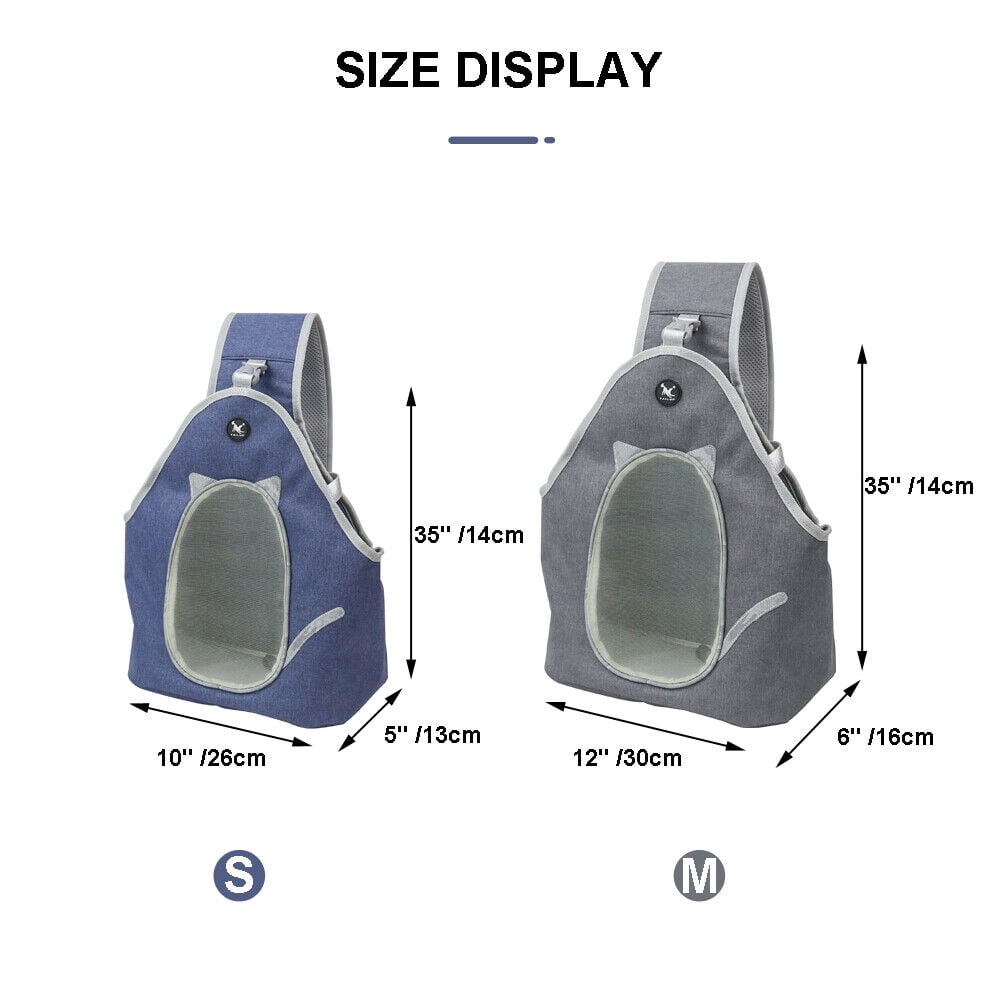 Pet Artist Pet Carrier Backpack for Cat Dog Front Sling Mesh Travel Shoulder Bag Breathable