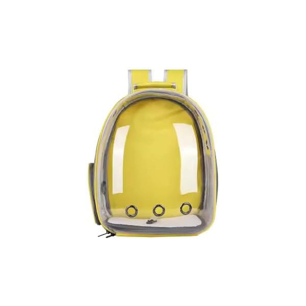 Backpack Pet Carriers,cat backpack carrier,Large Space Bubble Pet Backpack for Small Medium Dogs and Cats,Traveler Bubble Backpack Pet Carrier,Yellow