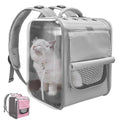 Beirui Pet Dog Cat Carrier Backpack Outdoor Travel Bag Breathable Mesh Carry Bags for Hiking Bike