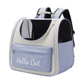 Cat Backpack Carrier, Collapsible Soft Pet Carrier, for Medium Small Dog Cat Puppy Kitten Bunny, Ventilated Mesh Dog Travel Backpack for Outdoor Bike Hiking Camping