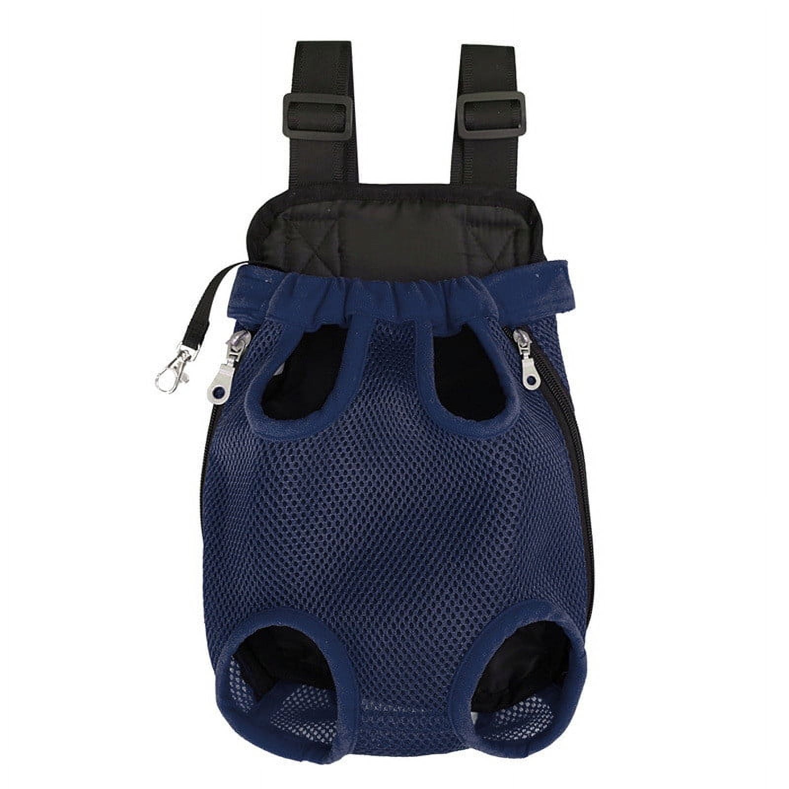 Clearance Kbndieu Cat Carrier Backpack, Adjustable Pet Front Cat Dog Carrier Backpack Travel Bag, Legs Out, Easy-Fit for Traveling Hiking Camping (Black)