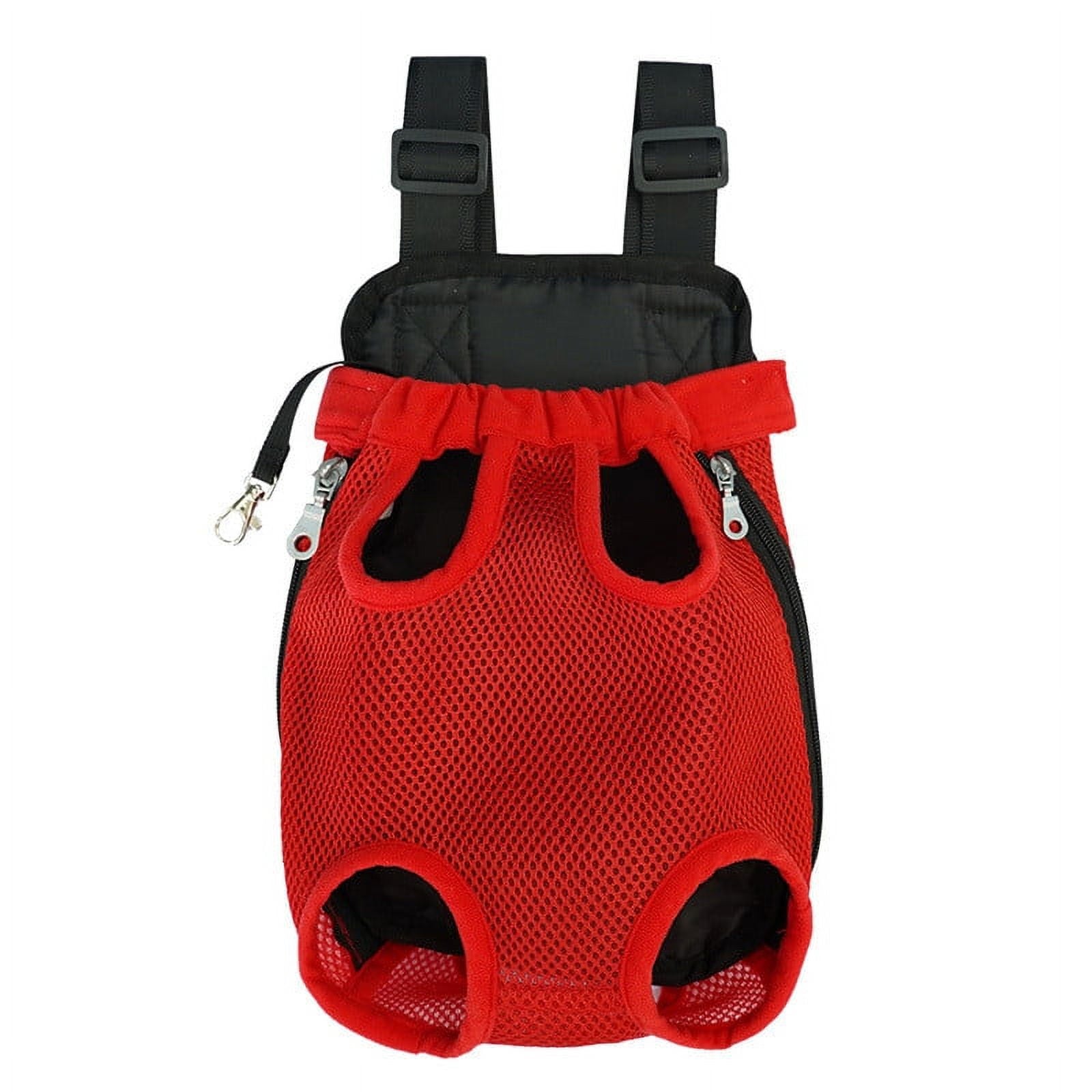 Clearance Kbndieu Cat Carrier Backpack, Adjustable Pet Front Cat Dog Carrier Backpack Travel Bag, Legs Out, Easy-Fit for Traveling Hiking Camping (Black)