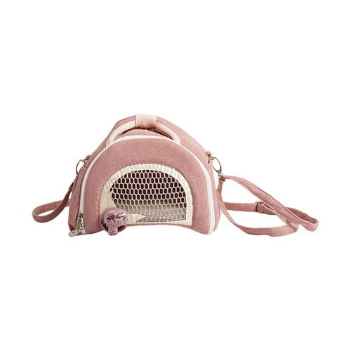 Crossbody Visible Small Pet Carrier Backpack For Outdoor Use, Breathable & Warm Portable Anti - Loss Pet Carrier With Adjustable Straps For Small Pets During Vet Visits, Daily