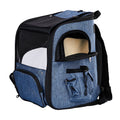 Expandable Pet Backpack Carrier - Breathable Mesh Travel Bag for Cats & Small Dogs (Up to 26 lbs) with Back Extension