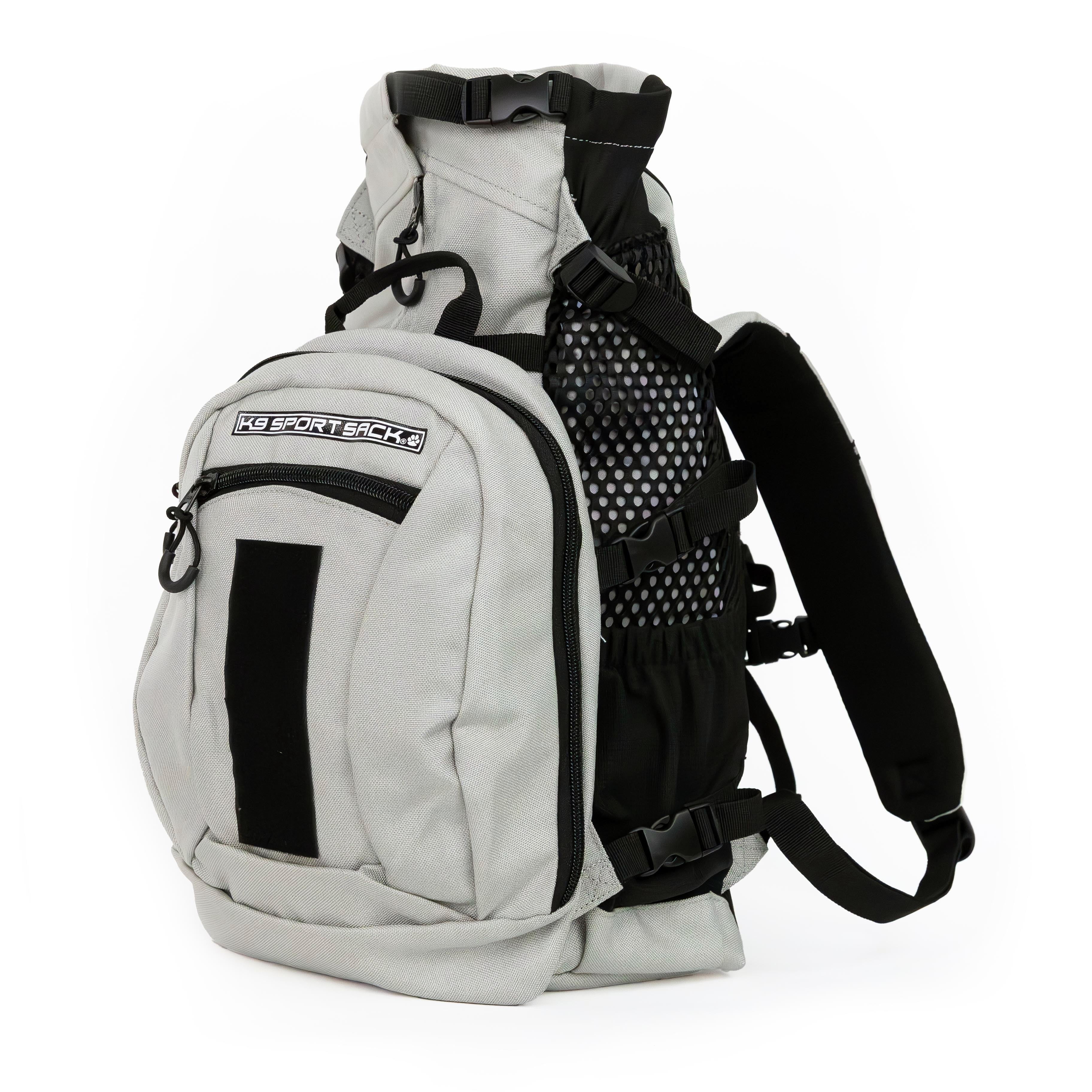 K9 Sport Sack Large Padded Back Panel Pet Carrier Backpack, Grey, 40 lb Limit