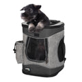 Pawse Pet Carrier Foldable Backpack for Small Cats Dogs And Puppies Upto 18 LBS, Airline-Approved Two-Sided Entry Padded Back Support Travel Carrier for Hiking, Walking, Cycling & Outdoor