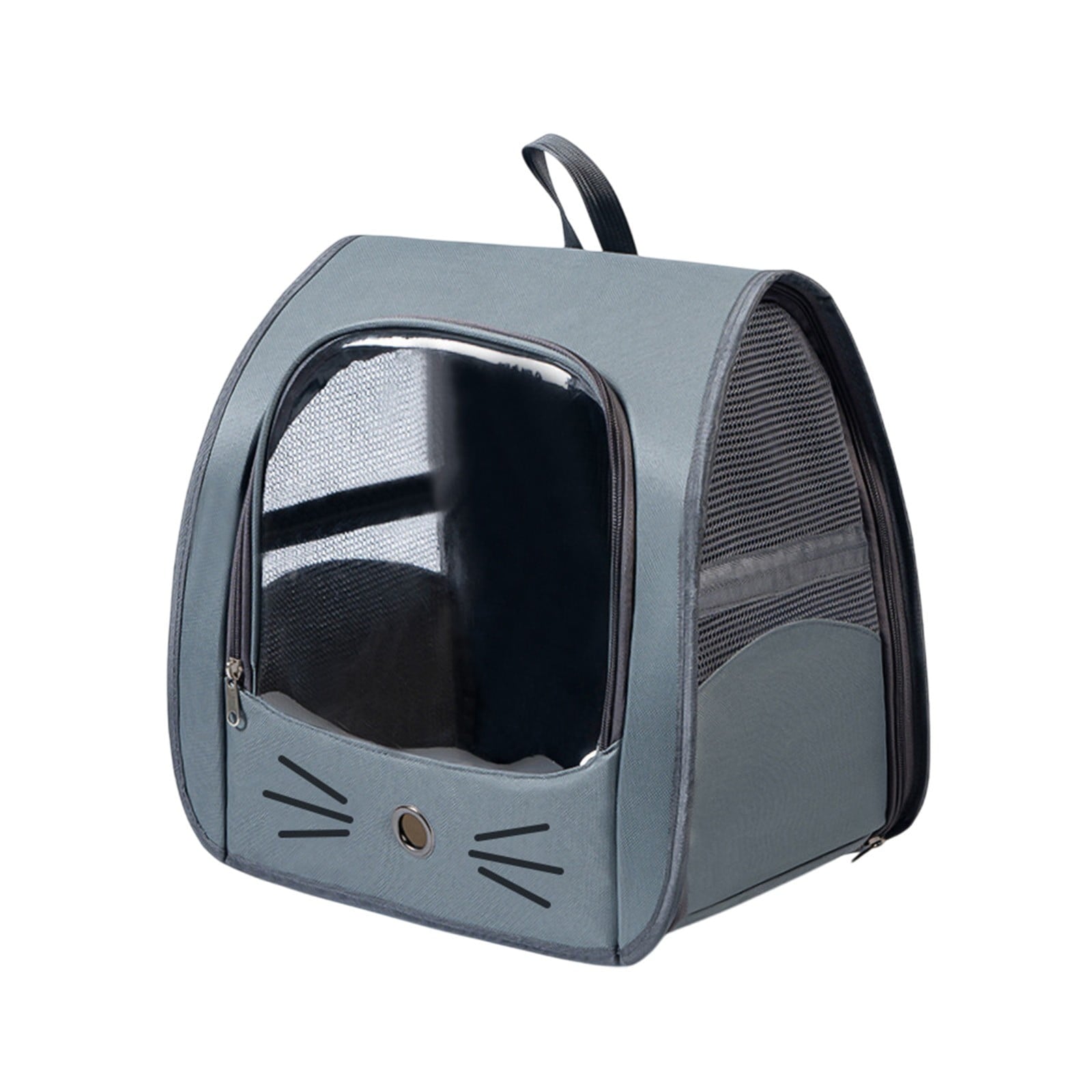 Pet Backpack for Cats and Small Dogs, Antiscratch Travel Bag, Folding Carrier with Mesh Ventilation, Ergonomic Shoulder Strap, Reinforced Structure, Multi-functional Pockets