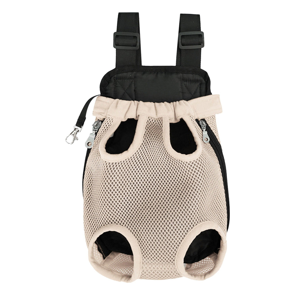 Pet Carrier Backpack, Adjustable Pet Front Carriers for Small Medium Dogs Cats, Legs Out, Dog Cat Carrier Backpack for Hiking,Camping,Traveling,Cycling(Small)