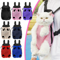 Pet Carrier Backpack for Cats and Small Dogs, Mesh Breathable Shoulder Bag with Adjustable Straps and Pockets for Hiking, Travel and Outdoor Trips