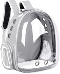Pet Carrier, Cat/Dog Bubble Backpack, Pet Travel Bag, Small Space Pet Capsule Knapsack, Airline-Approved Ventilate Transparent Capsule Backpack for Hiking and Outdoor Use (Pink)