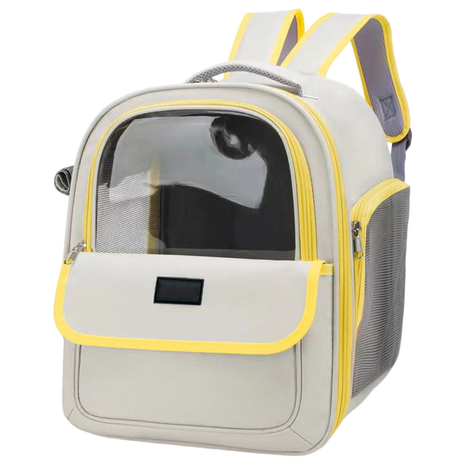 Pet Carrier for Cats and Small Dogs – Breathable Mesh Backpack with Large Opening, Multiple Pockets, Handheld & Backpack Style, 18L Capacity