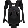 PetAmi Dog Carrier Backpack, Adjustable Dog Pet Cat Front Carrier Backpack | Ventilated Dog Chest Carrier for Hiking Camping Travel, Sling Bag for Small Medium Dog Cat Puppies, Large, 12-16 lbs, Black