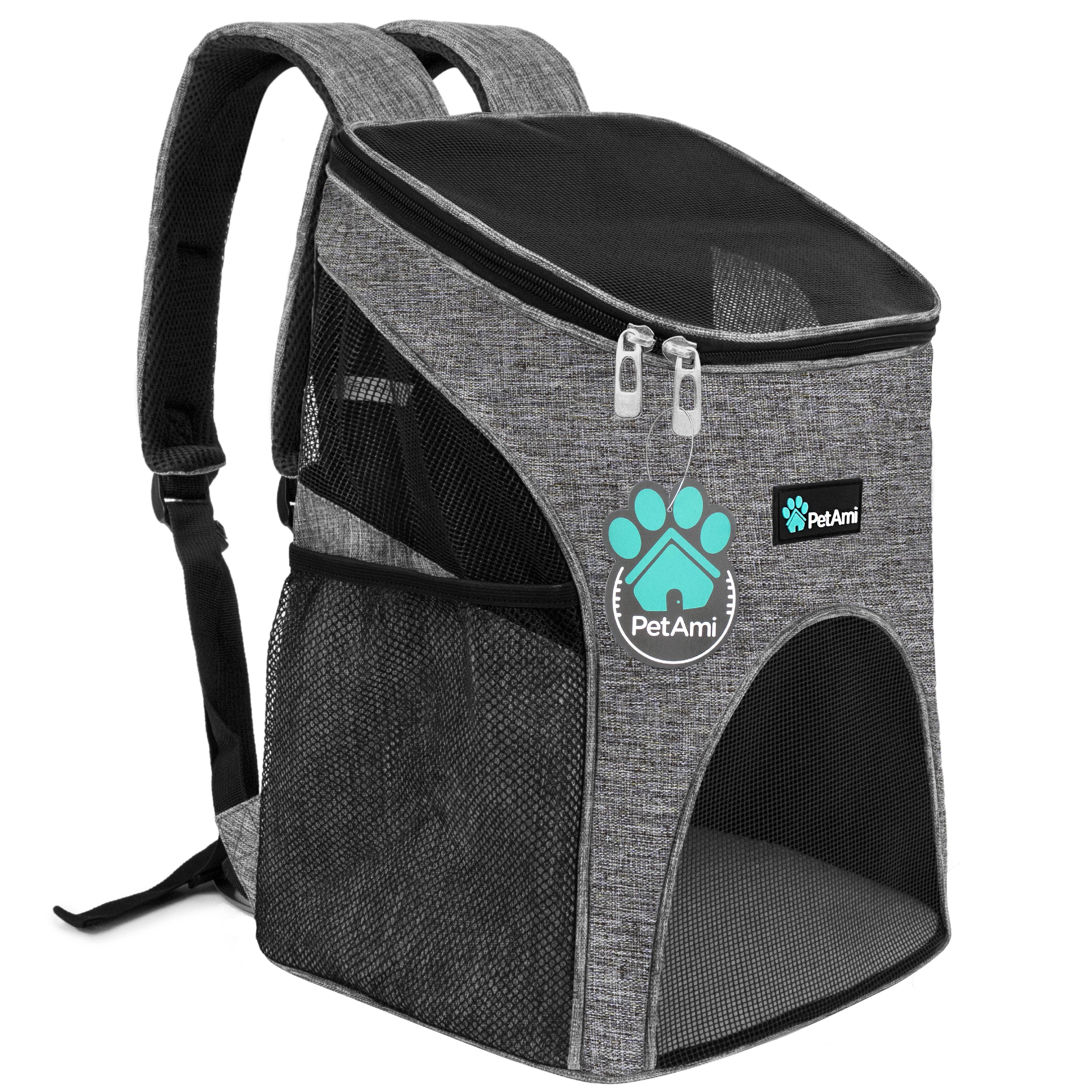 PetAmi Premium Pet Carrier Backpack, Charcoal Gray