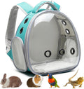 Portable Green Travel Pet Backpack Carrier for Small Dogs Cats and More