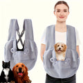 Rvkxad Pet Backpack for Dogs Cats, Travel Carrier Bag for Riding, Chest Front Carry Pack for Small Medium Pets