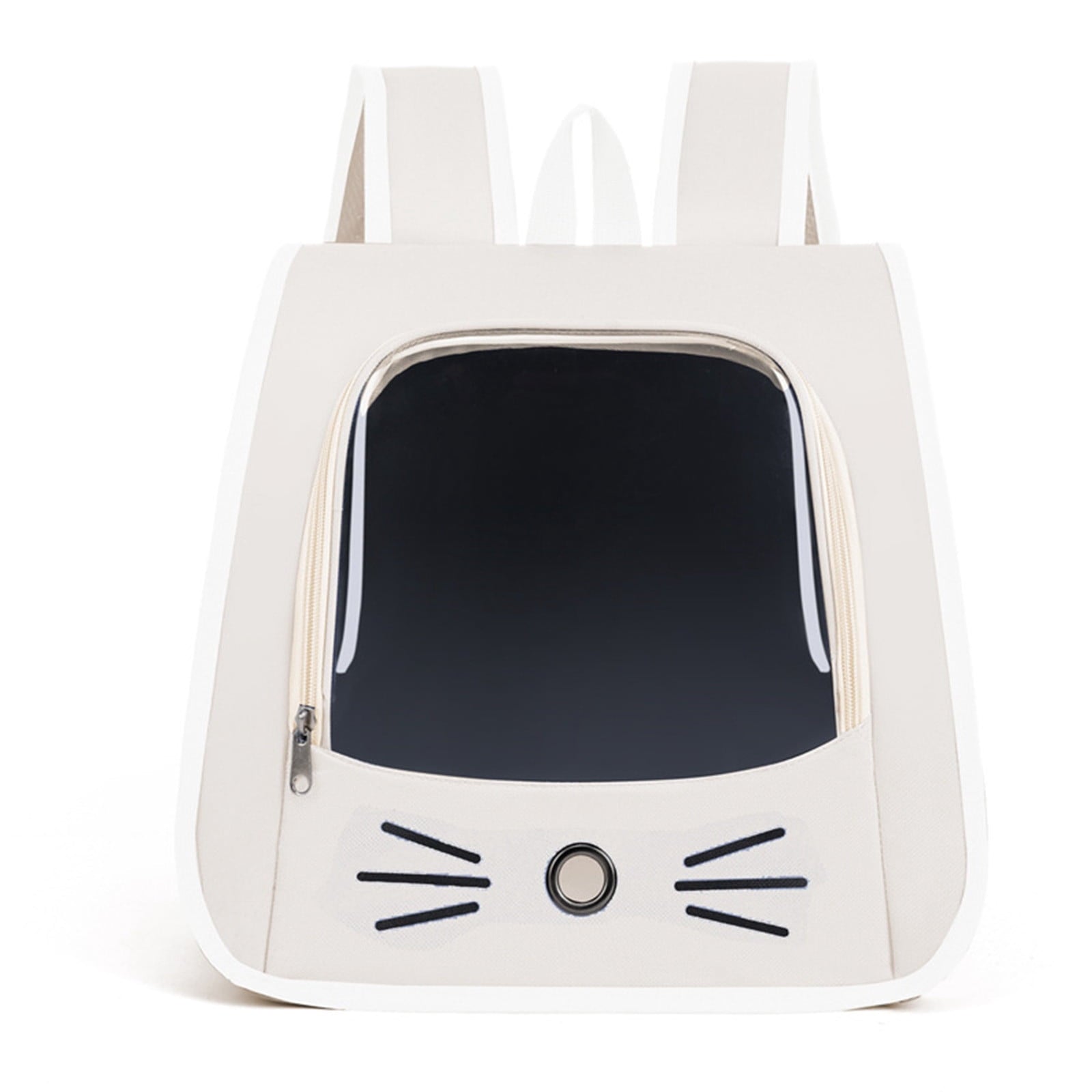 VAIFTILNO Pet Backpack Carrier, 13.78x13.78x9.84in, Traveler Breathable Transparent Carrier for Cats or Dogs, Pet Sling Carrier for Outdoor Hiking, Vet Visits, and Travel