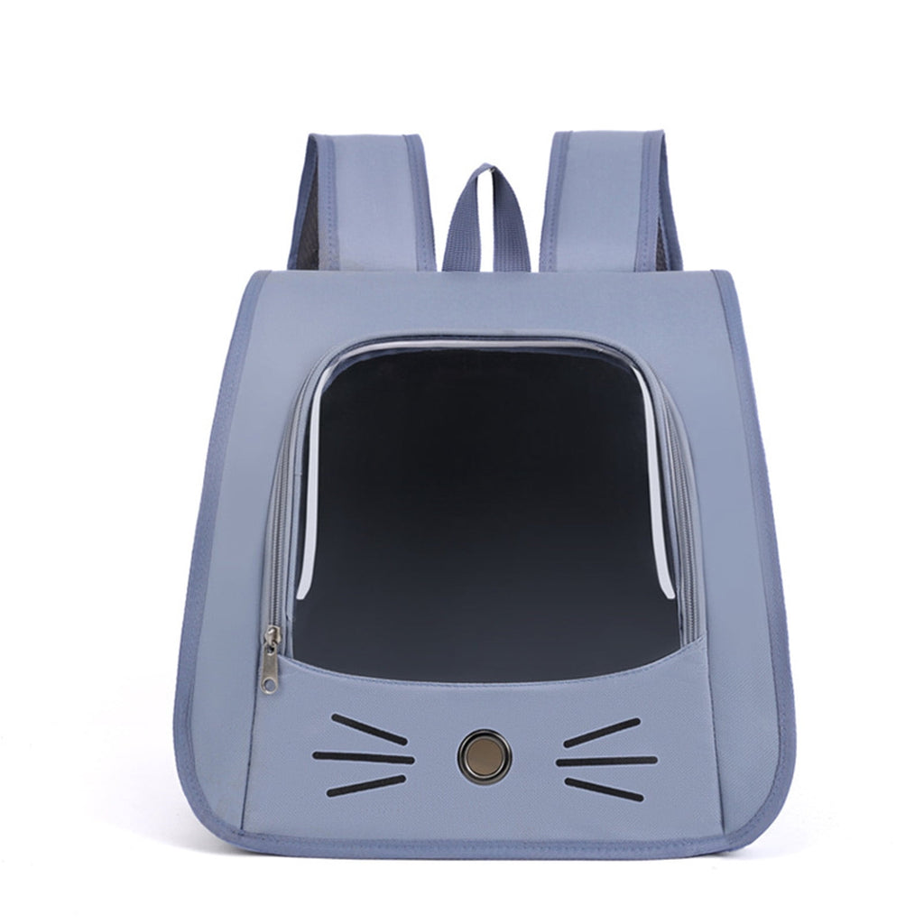 VAIFTILNO Pet Backpack Carrier, 13.78x13.78x9.84in, Traveler Breathable Transparent Carrier for Cats or Dogs, Pet Sling Carrier for Outdoor Hiking, Vet Visits, and Travel