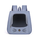 VAIFTILNO Pet Backpack Carrier, 13.78x13.78x9.84in, Traveler Breathable Transparent Carrier for Cats or Dogs, Pet Sling Carrier for Outdoor Hiking, Vet Visits, and Travel