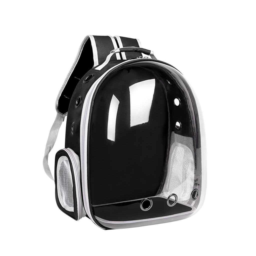 WZXPWT Ventilated Outdoor Pet Carrier Backpack, Anti-Escape Space Capsule Dog Bag - Adjustable Shoulder Hiking Pack for Camping/Puppy Travel(Light Blue)