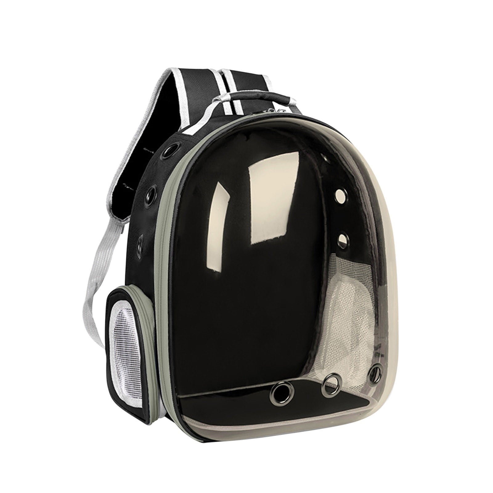 WZXPWT Ventilated Outdoor Pet Carrier Backpack, Anti-Escape Space Capsule Dog Bag - Adjustable Shoulder Hiking Pack for Camping/Puppy Travel(Light Blue)