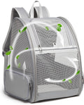 Xlhshop Mesh Bubble Pet Carrier Backpack, Breathable Travel Bag for Cats & Small Dogs