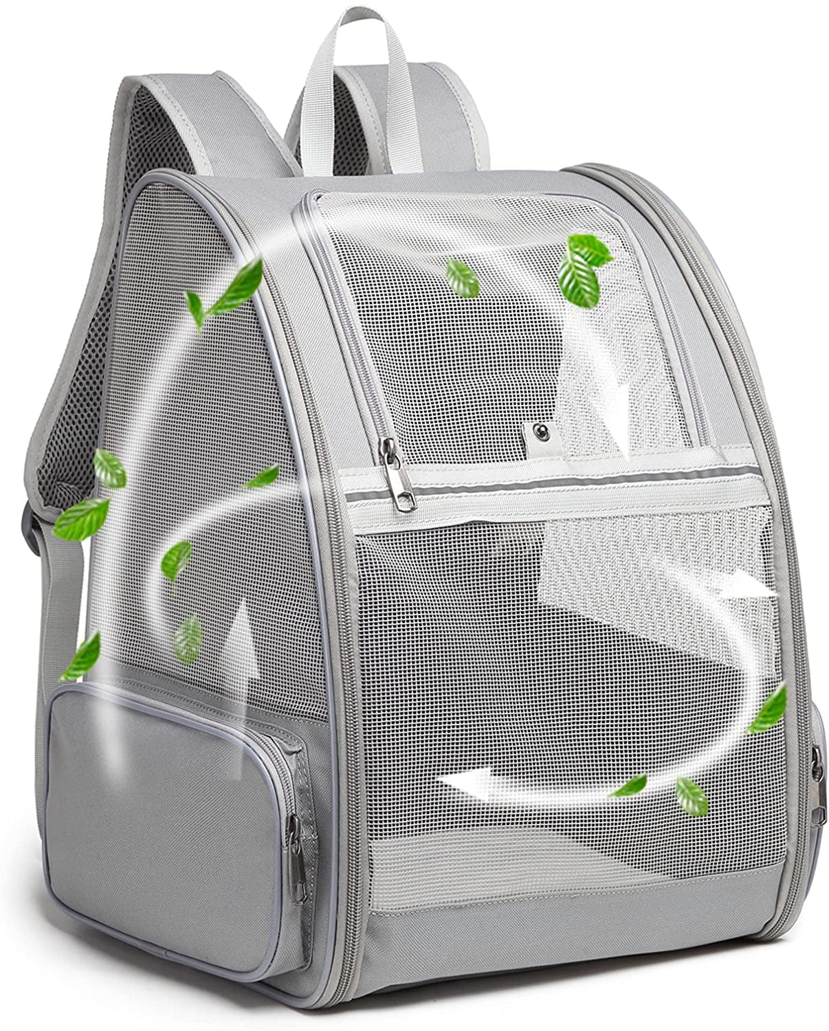 Xlhshop Mesh Bubble Pet Carrier Backpack, Breathable Travel Bag for Cats & Small Dogs