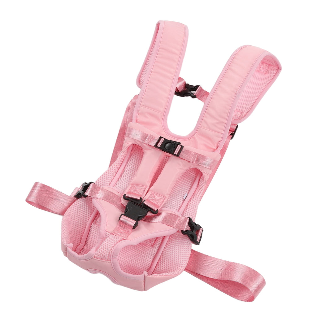 YAHHU Premium Pet Carrier Backpack Chest Front Bag Adjustable Breathable Dog Cat Sling Carrier for Small Puppies Hiking Camping Walking Travel Outdoor Adventures, Pink Size Medium (14.57 in / 37 cm)