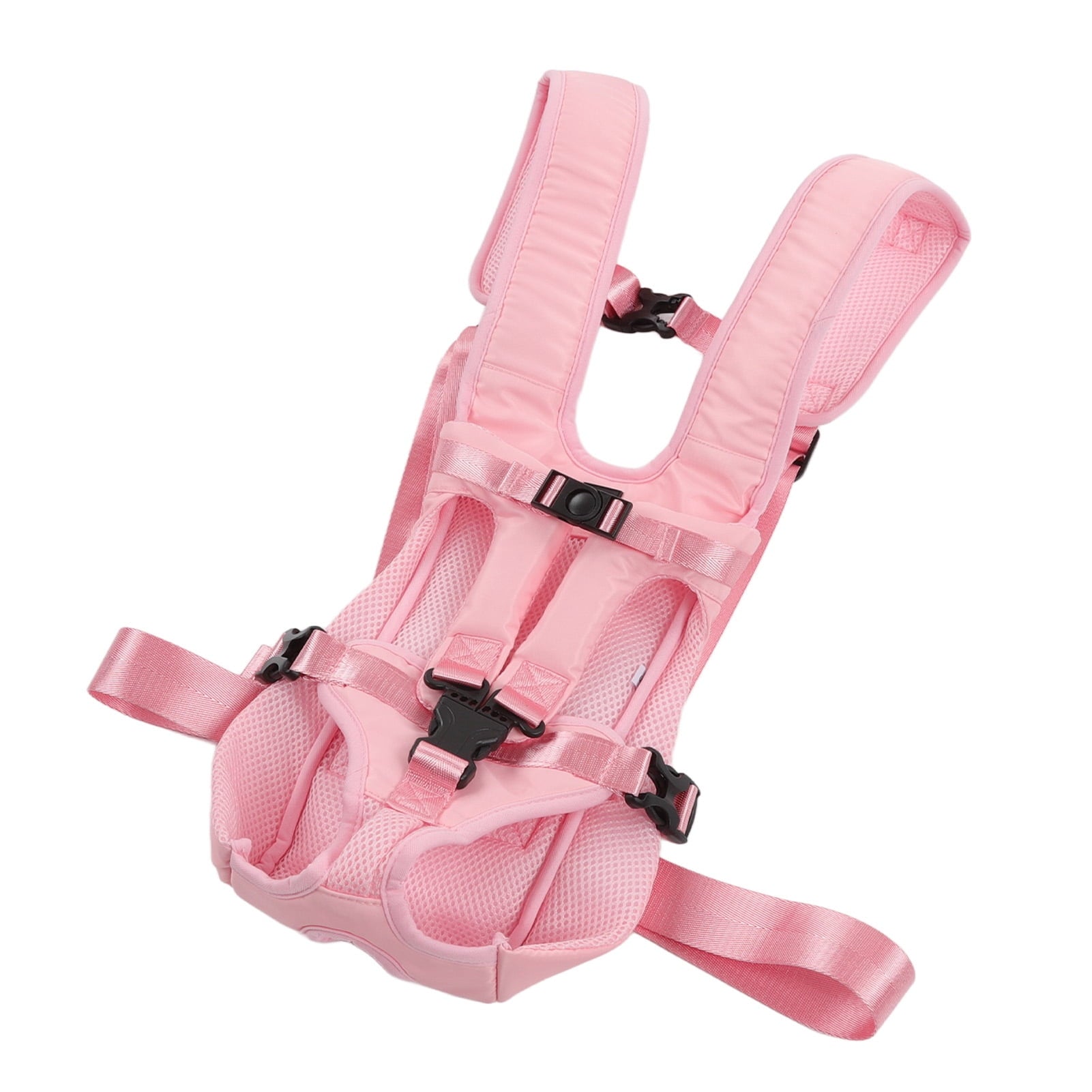 YAHHU Premium Pet Carrier Backpack Chest Front Bag Adjustable Breathable Dog Cat Sling Carrier for Small Puppies Hiking Camping Walking Travel Outdoor Adventures, Pink Size Medium (14.57 in / 37 cm)