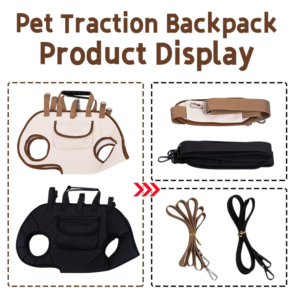 Pet Carrier Backpack,Hands Free Dog and Cat Carrier with Leash Attachment,Crossbody and Handheld for Travel, Hiking, and Vet Visits,Breathable Mesh, Lightweight，Beige