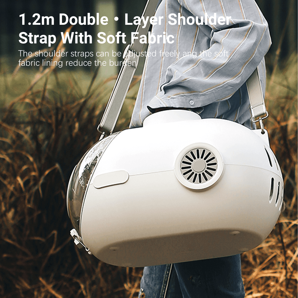 OUDOSPRS Portable Pet Carrier Bag, Handheld Cat Bag, Space Capsule Pet Backpack, 24L Travel Pet Carrier for Cats and Puppy