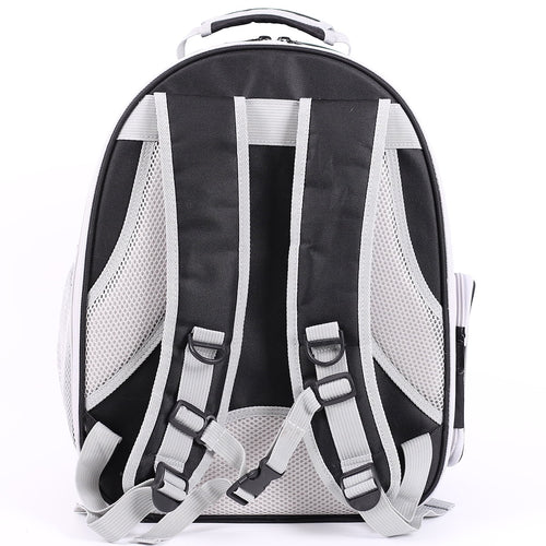 Back Extension Cat Backpack Carrier, Fit up to 12 lbs, Bubble Backpacks Cat Carrier, Expandable Pet Carrier Backpack for Cat and Small Puppy