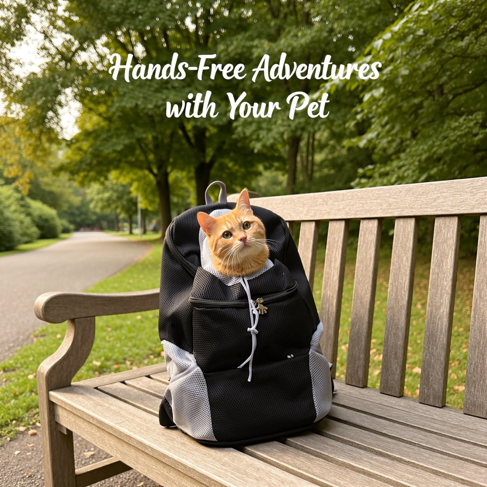 Pet Carrier Backpack for Small Dogs and Cats, Breathable Pet Carrier with Safety Buckle, Drawstring, Padded Shoulder Straps, Comfortable and Hands-Free, 14.2x8.3x17.7 in