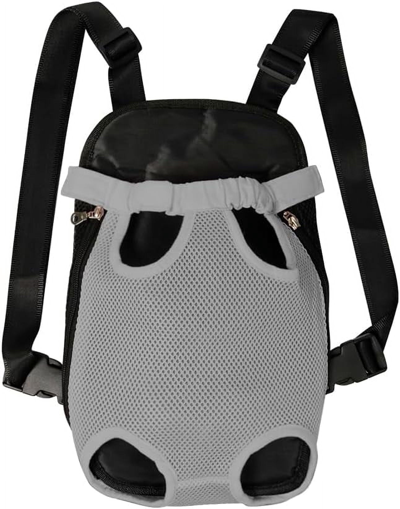 SUCS Dog Carrier Backpack Pet Legs Out Front Cat Travel Bag Adjustable Puppy Backpacks Carriers Hands-Free for Small Medium Dogs Cats Hiking Traveling Camping Daily Walking