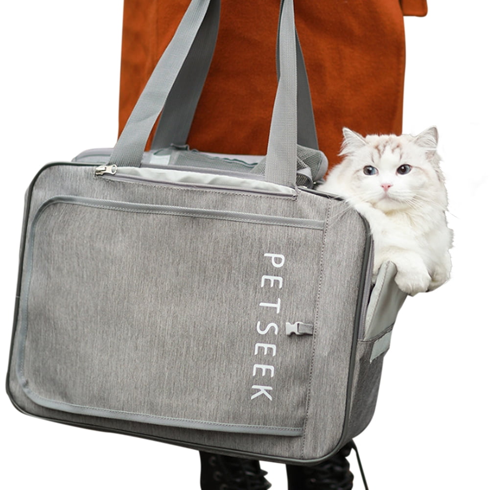 Pet Carrier Backpack Handbag Shoulder Bag Soft Sided for Up 10 lb Cats and Small Dogs Portable Travel Pet Bag