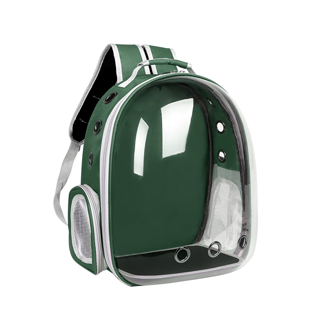 WZXPWT Ventilated Outdoor Pet Carrier Backpack, Anti-Escape Space Capsule Dog Bag - Adjustable Shoulder Hiking Pack for Camping/Puppy Travel(Light Blue)