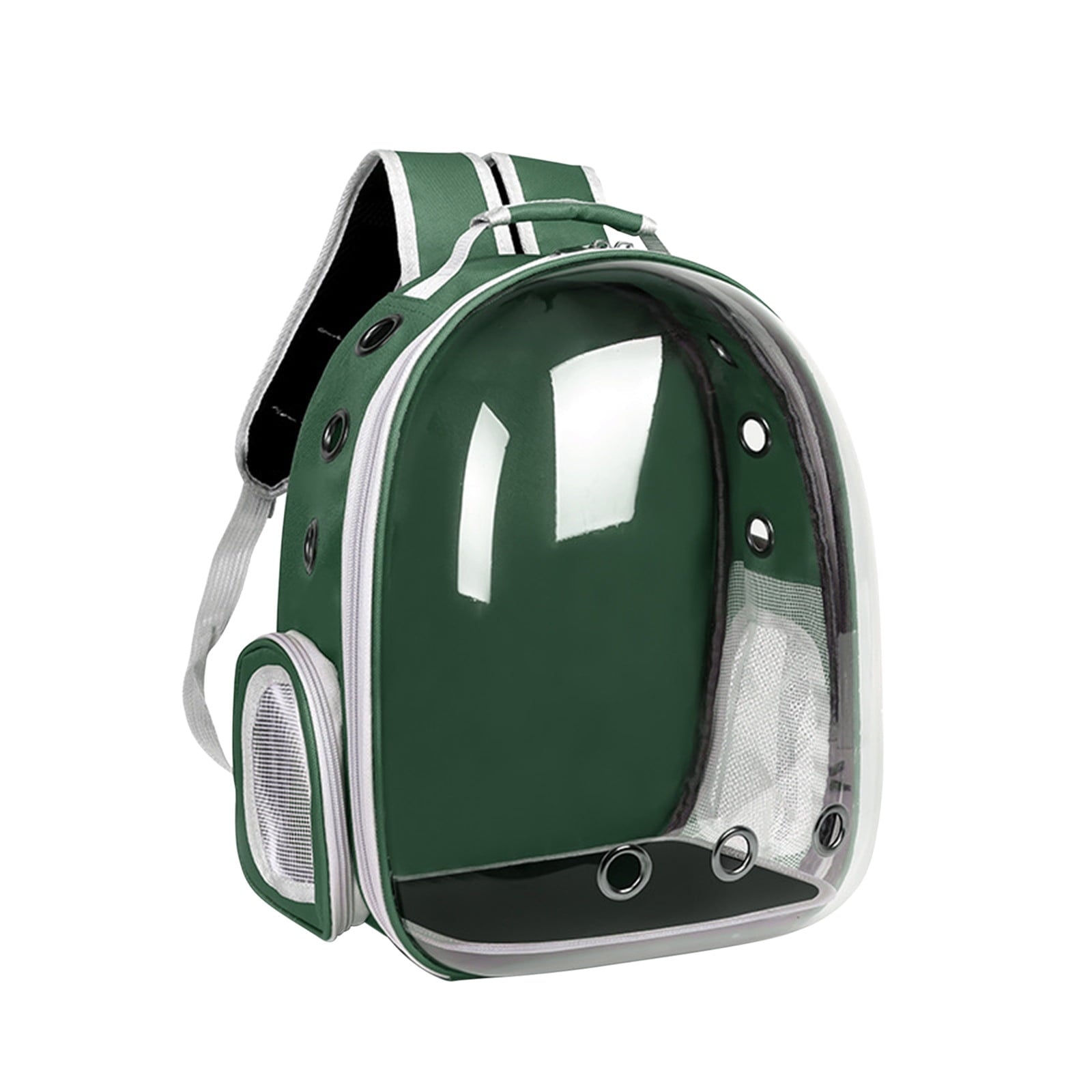 WZXPWT Ventilated Outdoor Pet Carrier Backpack, Anti-Escape Space Capsule Dog Bag - Adjustable Shoulder Hiking Pack for Camping/Puppy Travel(Light Blue)