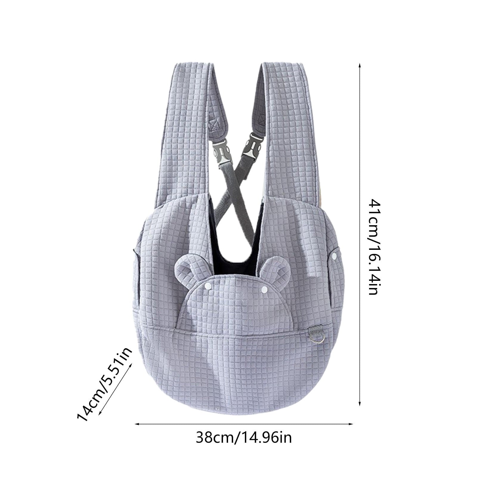 Pet Carrier, Adjustable Cat Dog Front Carrier Backpack with Safety Strap, Pet Bag for Dogs Backpack Travel Bag for Small and Medium Sized Dogs, Chest-Front Carrying Designs